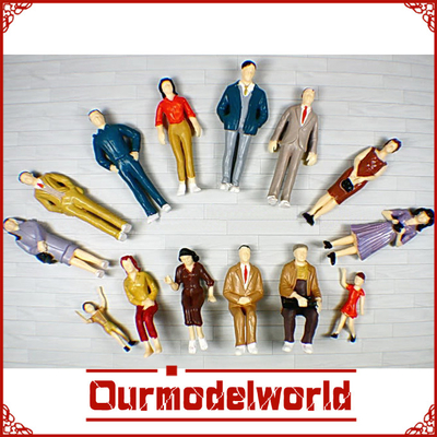 o modelo fêmea dos povos interiores diminutos de 7.0cm figura a embalagem feita sob encomenda do ODM do OEM fornecedor