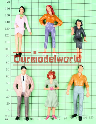 P25-6 1:25 ao ar livre arquitectura escala modelo pessoas pintado figuras 7 cm fornecedor