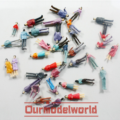 As figuras feitos a mão de DIY, HO povos do modelo à escala figuram que o modelo residencial do trem personaliza fornecedor