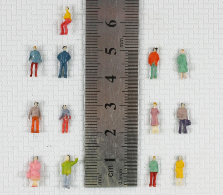 Dos povos arquitectónicos do modelo à escala de DIY figuras nadadoras branco da escala de N fornecedor