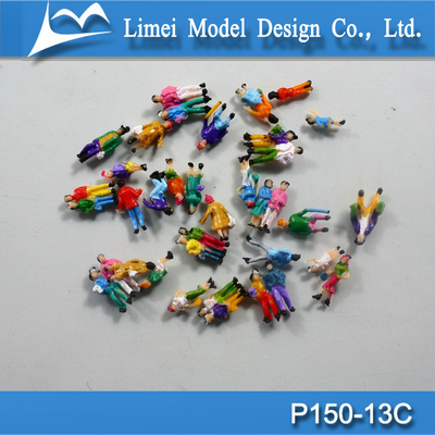Modele a figura pintada para a disposição, figuras modelo da escala/pessoa do modelo/figuras arquitectónicas do modelo fornecedor
