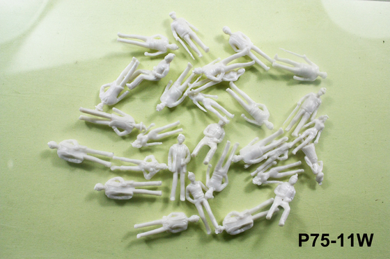 figura 1/75 humana plástica profissional branco modelo arquitectónico do modelo fornecedor