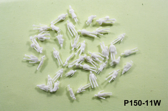 A miniatura modela os povos do modelo da arquitetura dos povos Unpainted para entusiastas fornecedor