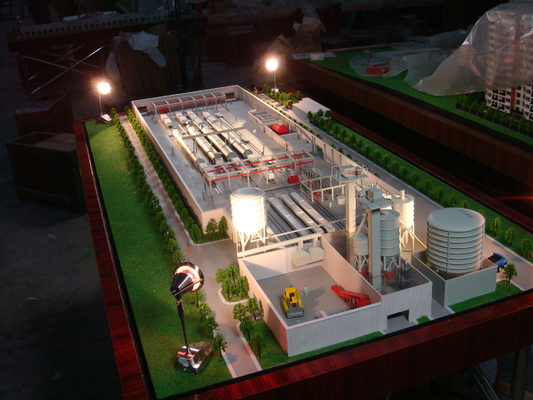 Modelos de planeamento urbano de uso da terra das disposições plásticas do trem do modelo à escala de N fornecedor