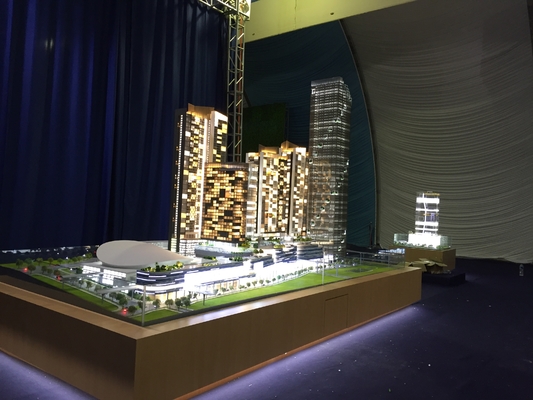 Construção de modelos moderna da arquitetura/fontes bonitas do modelo da arquitetura dos modelos à escala fornecedor