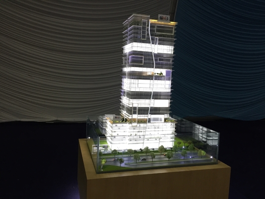 Construção de modelos moderna da arquitetura/fontes bonitas do modelo da arquitetura dos modelos à escala fornecedor