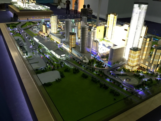 Construção de modelos moderna da arquitetura/fontes bonitas do modelo da arquitetura dos modelos à escala fornecedor