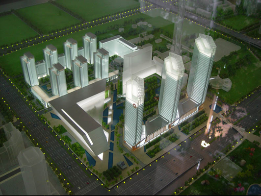 Modelshobbies arquitectónico diminuto treina modelos, modelo comercial da disposição da construção fornecedor