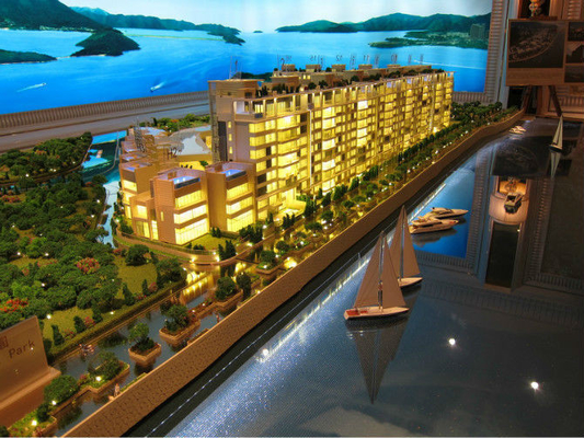 Modelshobbies arquitectónico diminuto treina modelos, modelo comercial da disposição da construção fornecedor