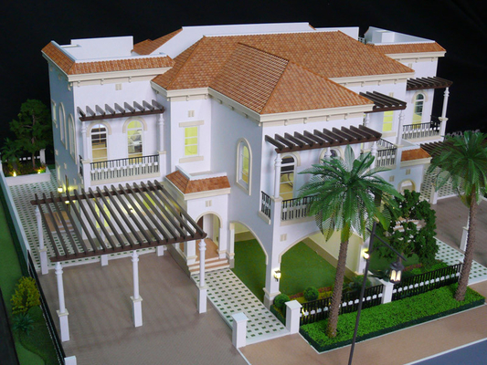 Construir shobbies modelo arquitectónicos treina modelos, construção de casa modelo fornecedor