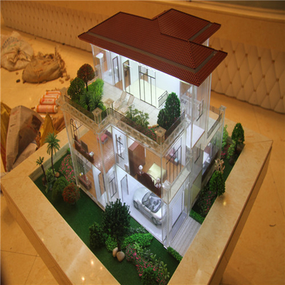 Fabricante modelo arquitectónico interior, modelo durável da disposição da casa fornecedor