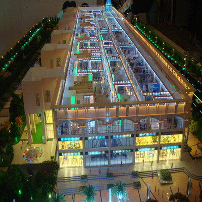 Portable modelo arquitectónico Eco-amigável do fabricante para o planeamento do centro comercial fornecedor