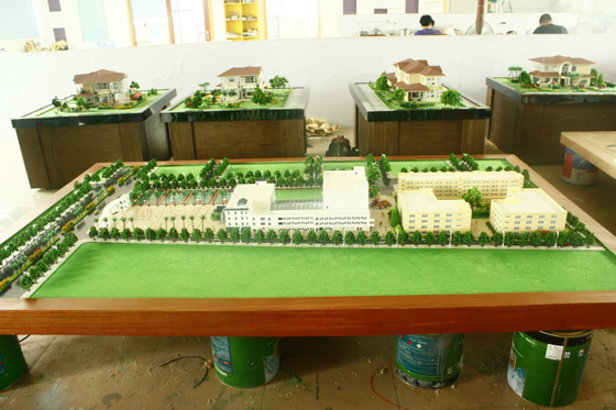Escola que planeia o fabricante modelo arquitectónico diminuto, modelo à escala de planeamento do estádio de futebol fornecedor