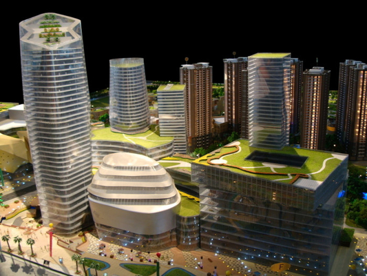 fabricante 3D modelo arquitectónico diminuto bonito para a construção de cargo público fornecedor