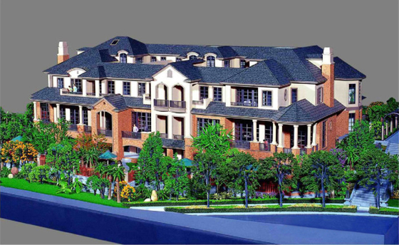 Fabricante modelo arquitectónico diminuto da única casa de campo, modelos privados da construção residencial fornecedor