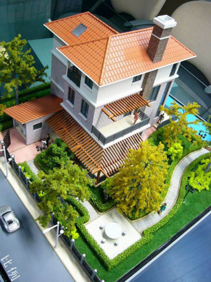 Fabricante modelo arquitectónico diminuto da casa de campo, modelo à escala bonito do recurso 3D fornecedor