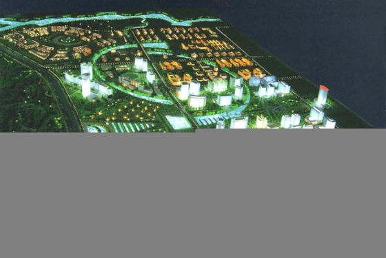 Fabricante modelo arquitectónico diminuto das casas de campo da praia, factura do modelo de planeamento do turismo fornecedor