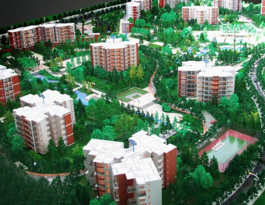 Fabricante modelo arquitectónico diminuto das casas de campo da praia, factura do modelo de planeamento do turismo fornecedor