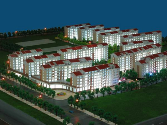 Fabricante modelo arquitectónico diminuto residencial, personalizado iluminando o modelo à escala fornecedor