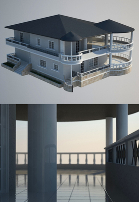 Fabricante modelo arquitectónico diminuto 3D bonito para a construção de casa fornecedor