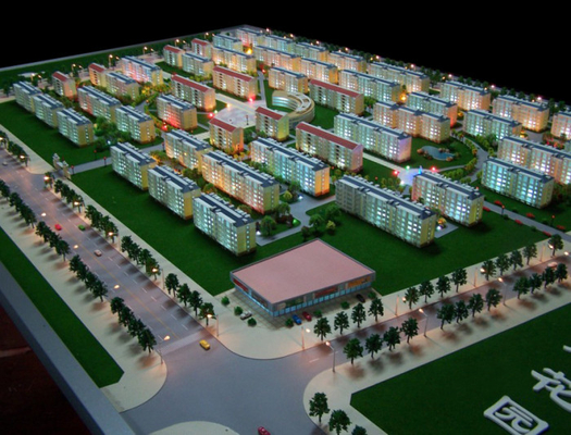 Fabricante modelo arquitectónico diminuto durável Eco-amigável para o projeto do planeamento urbanístico fornecedor