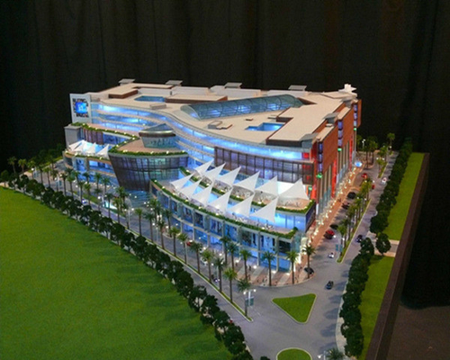 Fabricante modelo arquitectónico diminuto da construção residencial com sistema de iluminação fornecedor