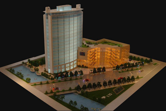 Fabricante modelo arquitectónico diminuto residencial bonito com suporte da tabela fornecedor