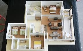 Fabricante modelo arquitectónico diminuto da construção residencial com suporte da tabela fornecedor