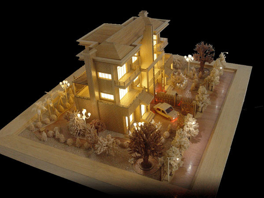 Fabricante modelo arquitectónico diminuto da construção residencial com suporte da tabela fornecedor