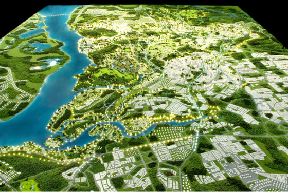 Fabricante modelo arquitectónico da cidade, modelo arquitectónico diminuto do planeamento urbano fornecedor