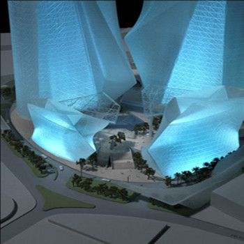 Fabricante modelo arquitectónico da alameda, iluminando o modelo arquitectónico diminuto da construção pública fornecedor