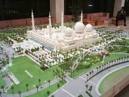 Fabricante modelo arquitectónico diminuto durável para a construção da mesquita, fabricante modelo fornecedor