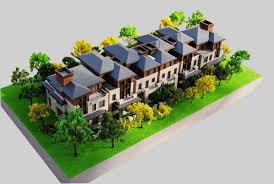 Fabricante modelo arquitectónico diminuto da construção de casa, factura de vista agradável do modelo à escala fornecedor