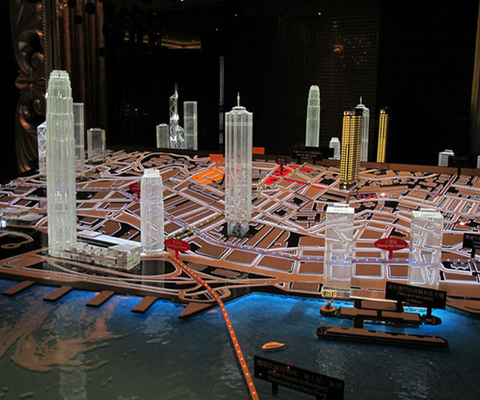 Fabricante modelo arquitectónico diminuto do planeamento urbano, factura de uso da terra do modelo à escala fornecedor
