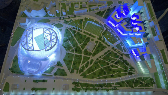Iluminação modelo arquitectónica diminuta do fabricante para a disposição da exposição fornecedor