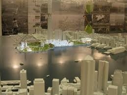 fabricante 3D modelo arquitectónico diminuto para o parque da exposição/fonte fornecedor