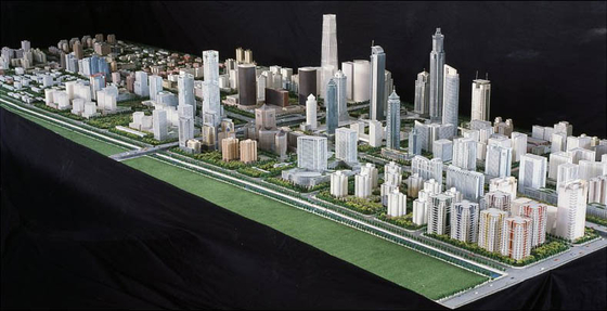Fabricante modelo arquitectónico diminuto bonito para a construção comercial exterior do sinal fornecedor