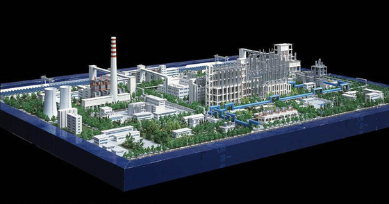 Fabricante modelo arquitectónico de cristal 3D bonito para a construção/construções de modelos fornecedor