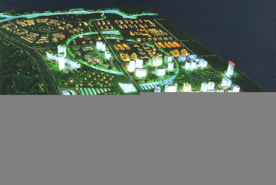 Fabricante modelo arquitectónico da iluminação bonita para o projeto de organismos de investimento imobiliário fornecedor