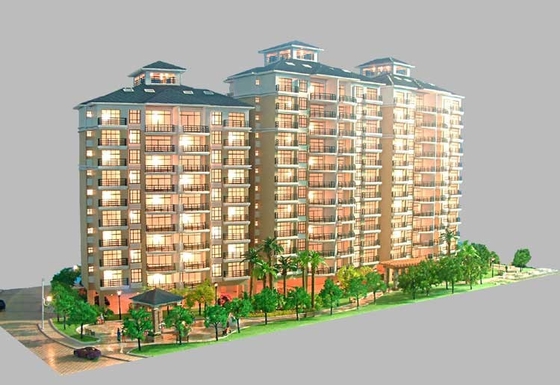 Fabricante modelo arquitectónico da iluminação bonita para o projeto de organismos de investimento imobiliário fornecedor