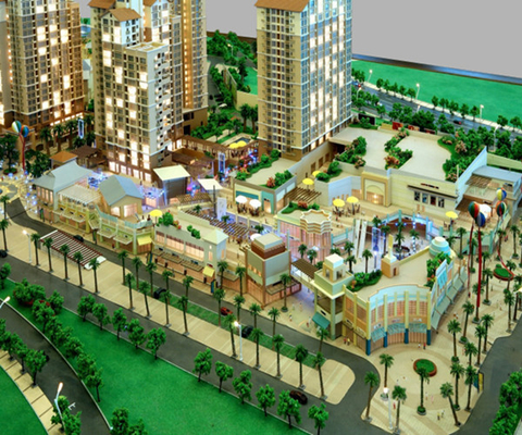 Fabricante modelo arquitectónico da iluminação bonita para o projeto de organismos de investimento imobiliário fornecedor