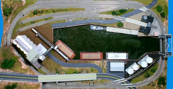 Fabricante modelo arquitectónico diminuto da estação de comboio, modelo da disposição da construção fornecedor