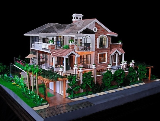modelo da construção modelo arquitectónica diminuta do fabricante 3D/casa de campo/factura residencial do modelo à escala da casa fornecedor
