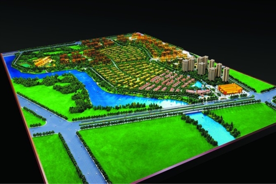 Fabricante modelo arquitectónico do planeamento de terra, modelo à escala da estância turística fornecedor