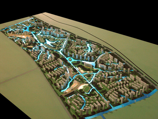Fabricante modelo arquitectónico do planeamento urbano, modelos à escala de uso da terra da cidade fornecedor
