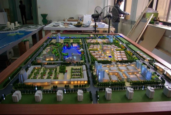 fabricante modelo arquitectónico da casa de campo 3D, iluminando a factura do modelo à escala da casa de campo fornecedor