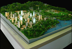 fabricante modelo arquitectónico Eco-amigável, praia/modelo à escala recurso do oceano fornecedor