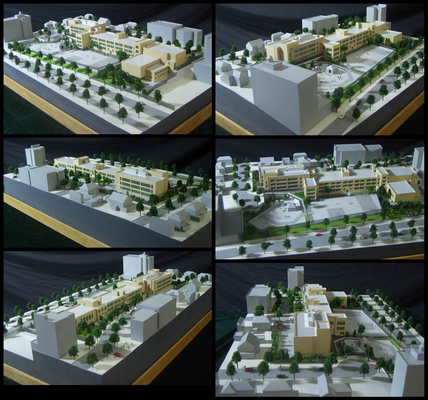 Fabricante modelo arquitectónico dos hospitais, factura diminuta do modelo à escala fornecedor