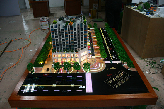 Fabricante modelo arquitectónico da construção comercial, factura do modelo à escala da iluminação fornecedor
