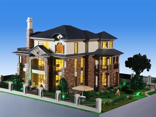 modelo da construção modelo arquitectónica diminuta do fabricante 3D/casa de campo/factura residencial do modelo à escala da casa fornecedor